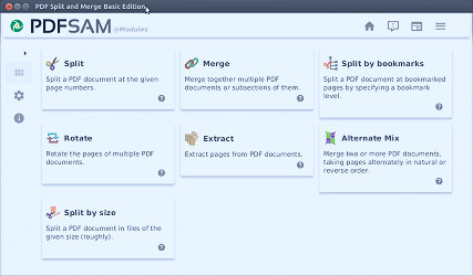 Split and merge PDF files. Free and open source - PDFsam